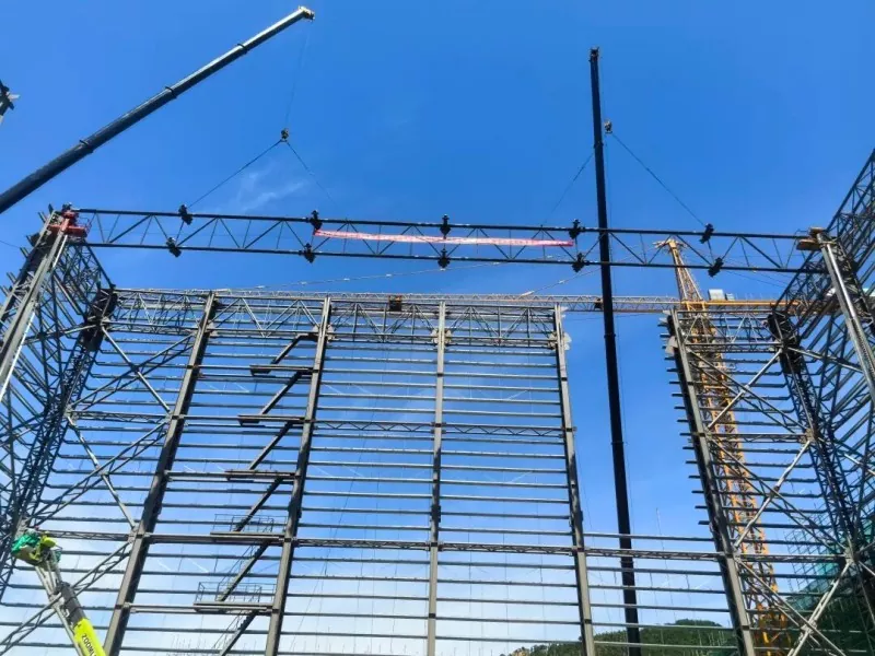 EHSS Imamaliza Kukweza Beam kwa National-level Shielding Hall ya Hanhe Cable