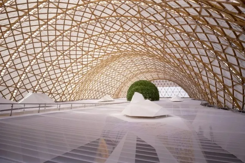 Chiwonetsero cha Grid Structure Hall Kumanga Zitsulo