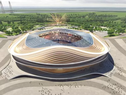Zikopa zazitali za span zitsulo za stadium