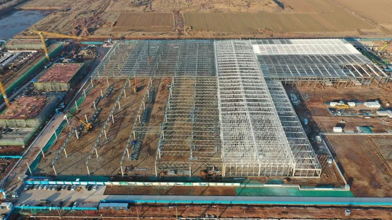 Steel Express Delivery Distribution Center Construction