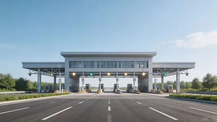 Kumanga kwa Steel Frame Highway Toll Station