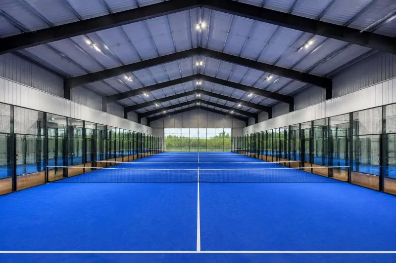 Chitsulo chachitsulo Indoor Padel Court Construction