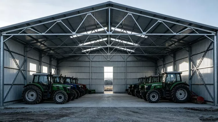Zitsulo Zomangamanga Zaulimi Machinery Warehouse Construction