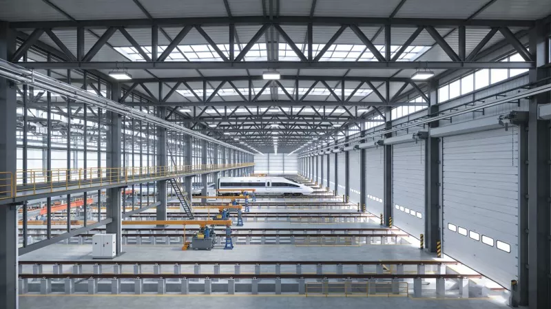 Steel Structure Railway Station Maintenance Depot